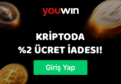 Youwin kripto yönteminde % 2 nakit iade sağlıyor