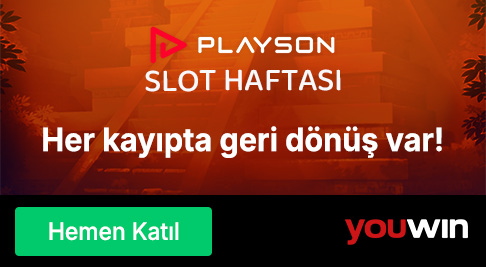 Youwin Playson slot oyunları ile kazanma haftası